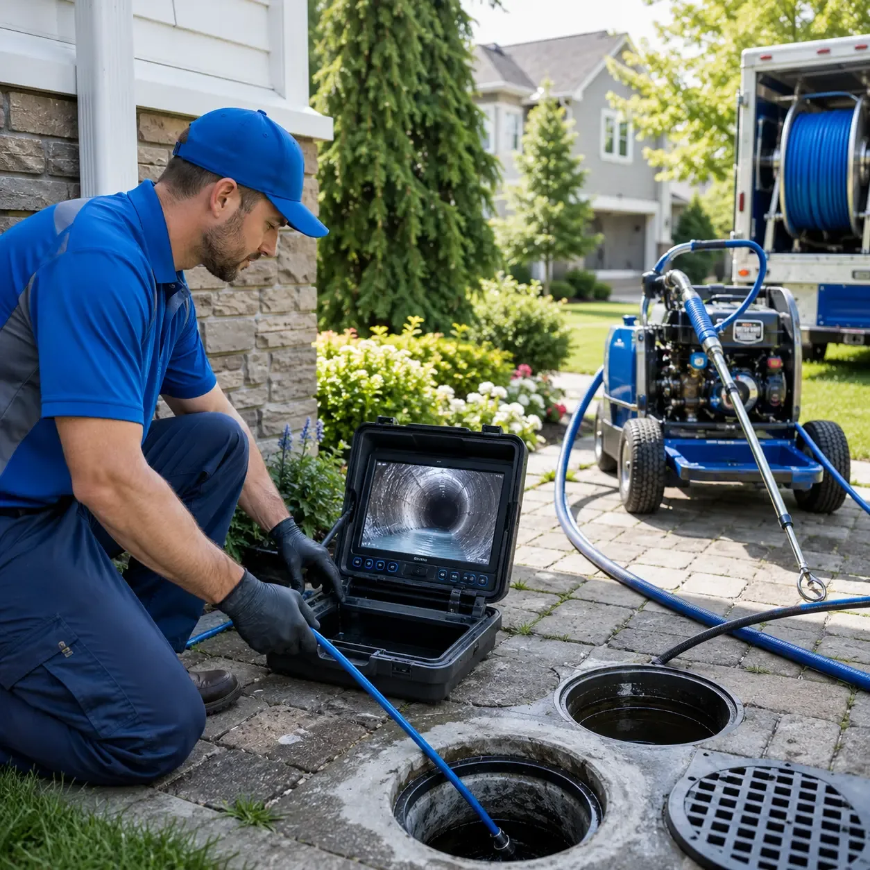 Outdoor drain cleaning professionals serving Cropsey, IL