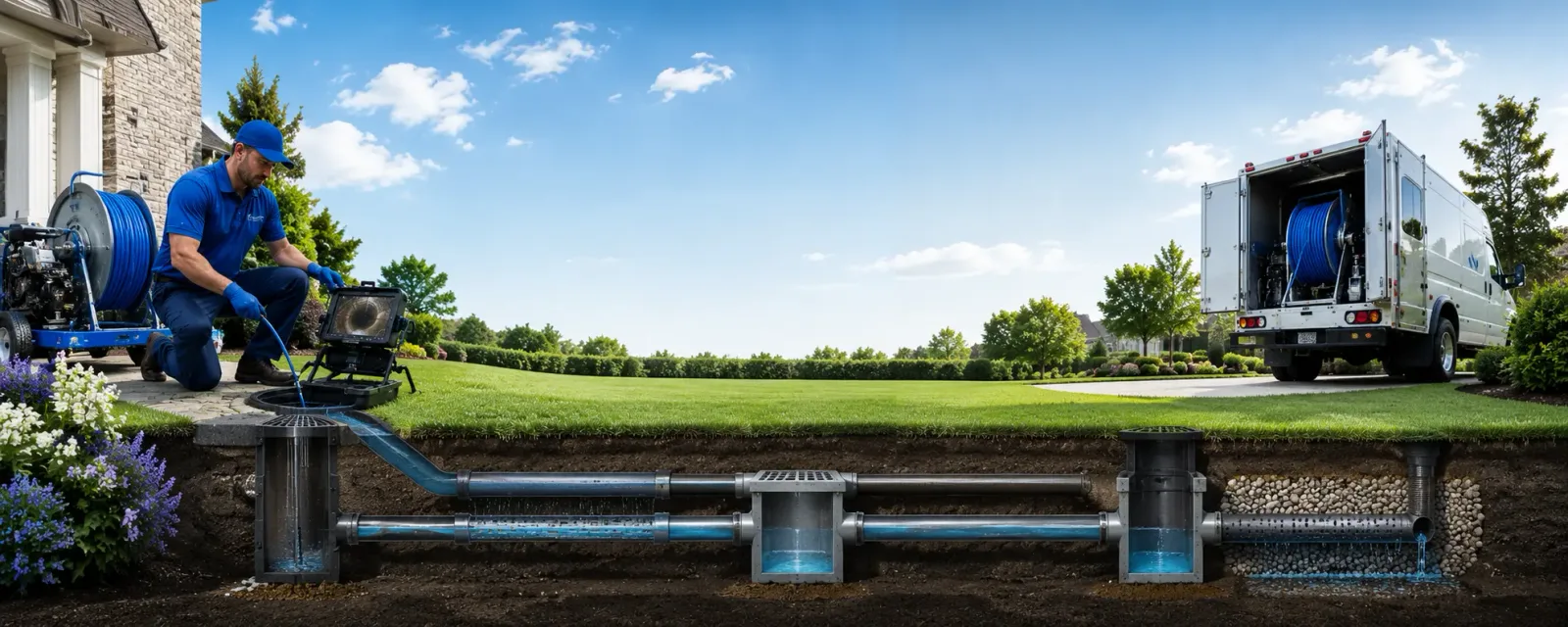 Outdoor drain cleaning information for Cropsey, IL