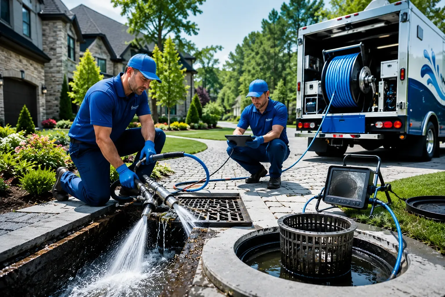 Local outdoor drain cleaning professionals in Cropsey, IL