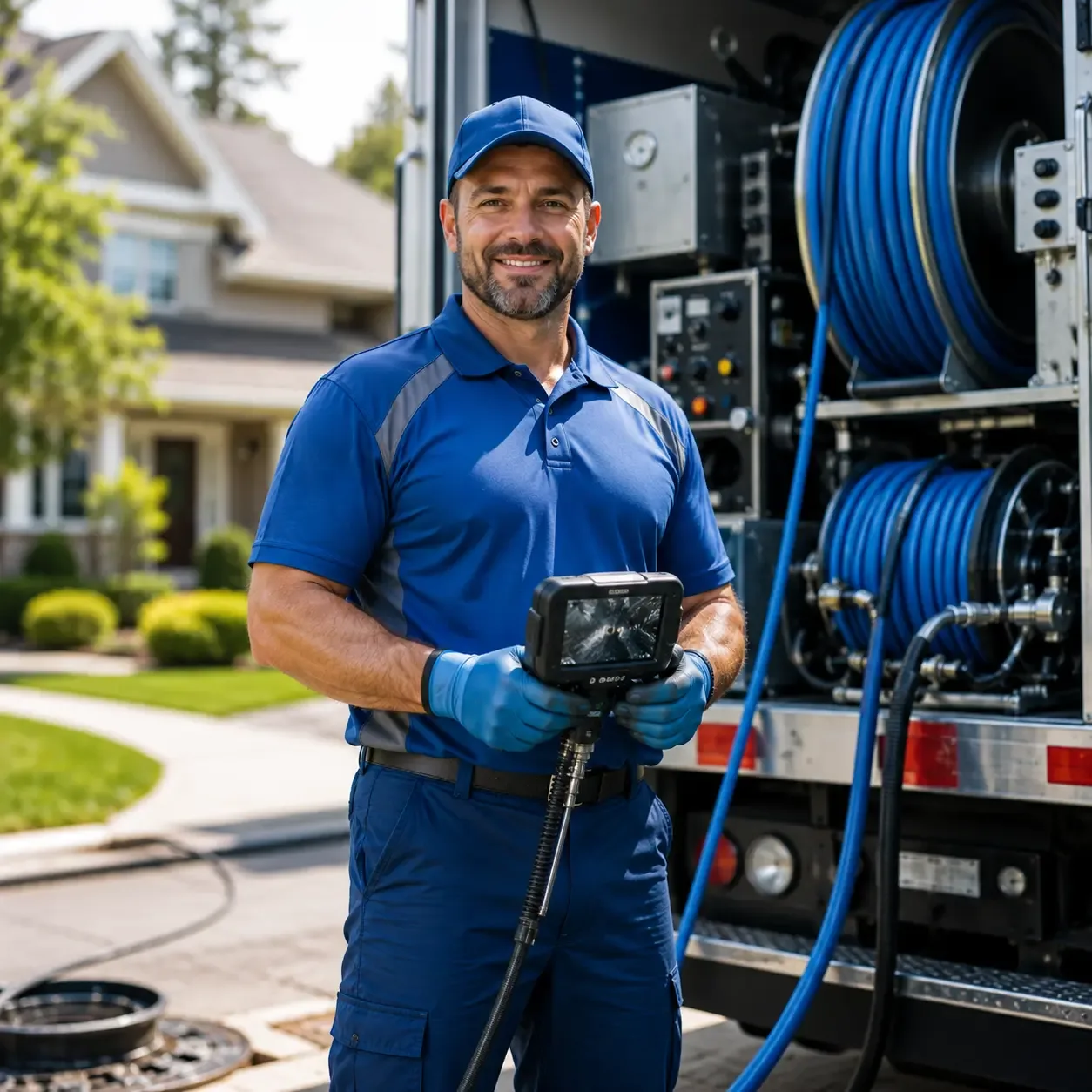 Local outdoor drain cleaning specialists in Cropsey, IL